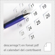 Descarrega't en format pdf el calendari del contribuent